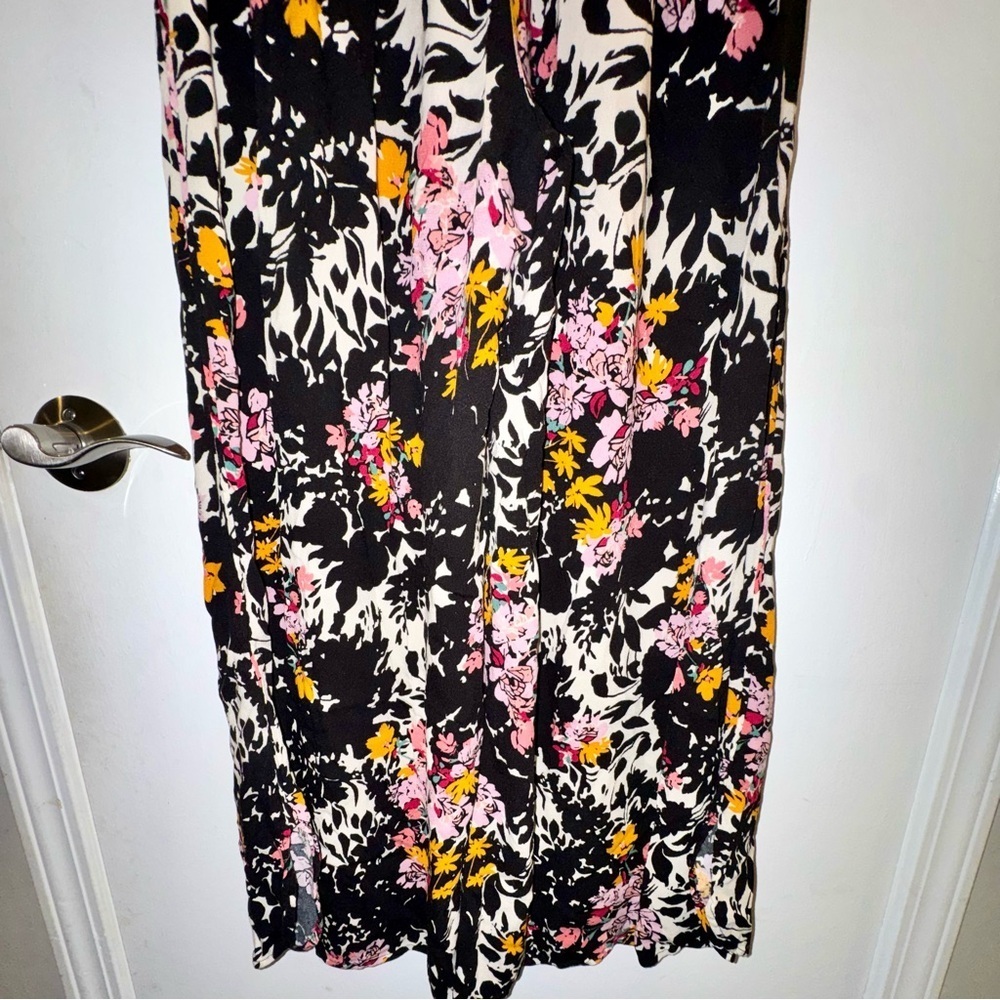 Free People Intimately Late Night Floral Wide Leg Sleep Pants - Picture 12 of 12